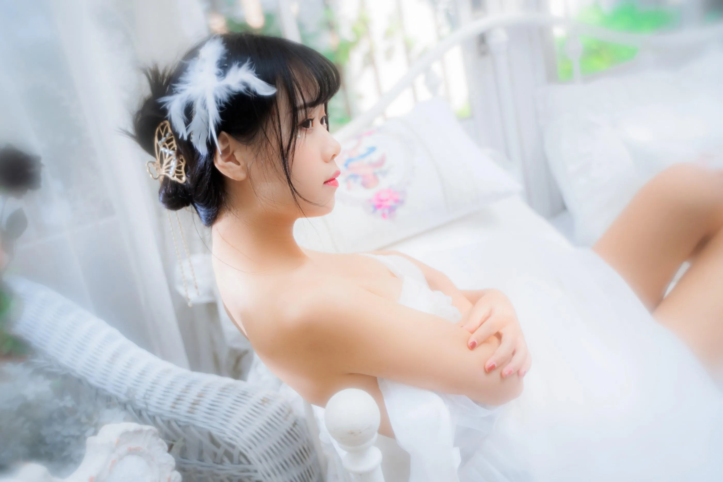 [艺图语] 2022.05.28 纯白花嫁 萌芽儿o0 [33P]插图1